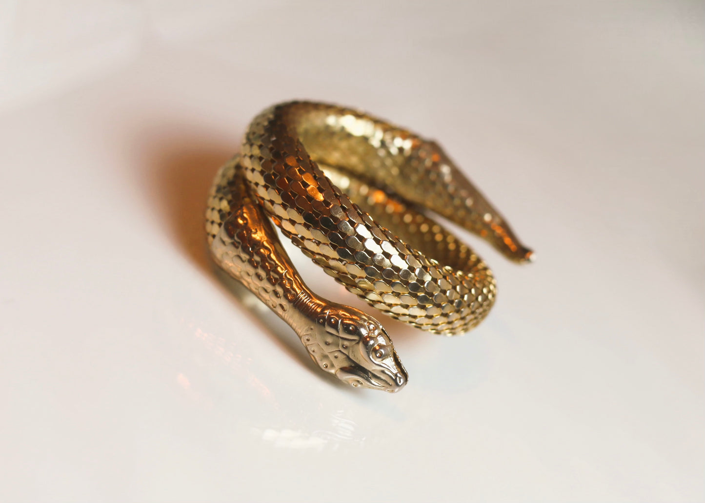 1970’s Whiting & Davis Snake Bracelet