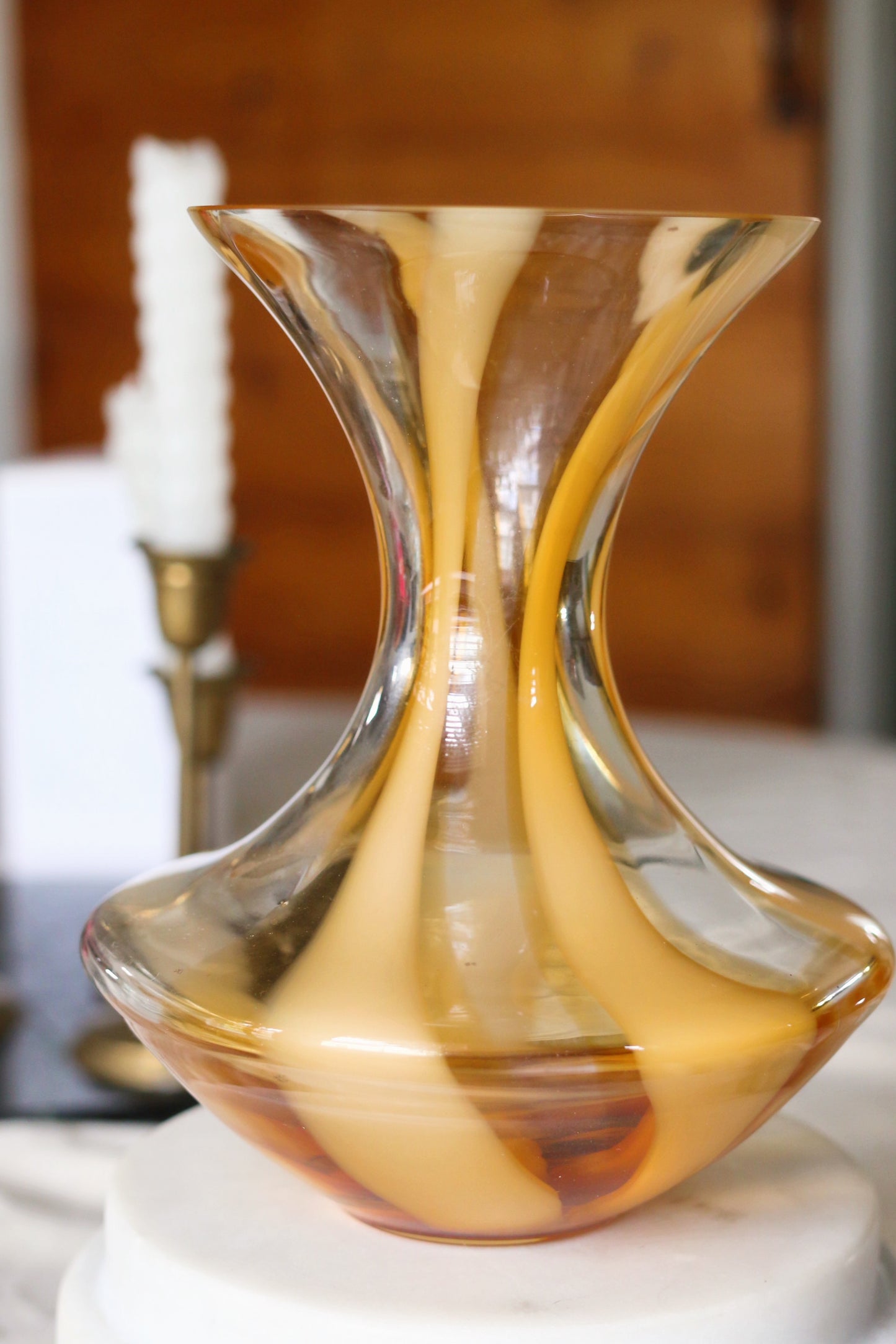 Polish Art Glass Vase