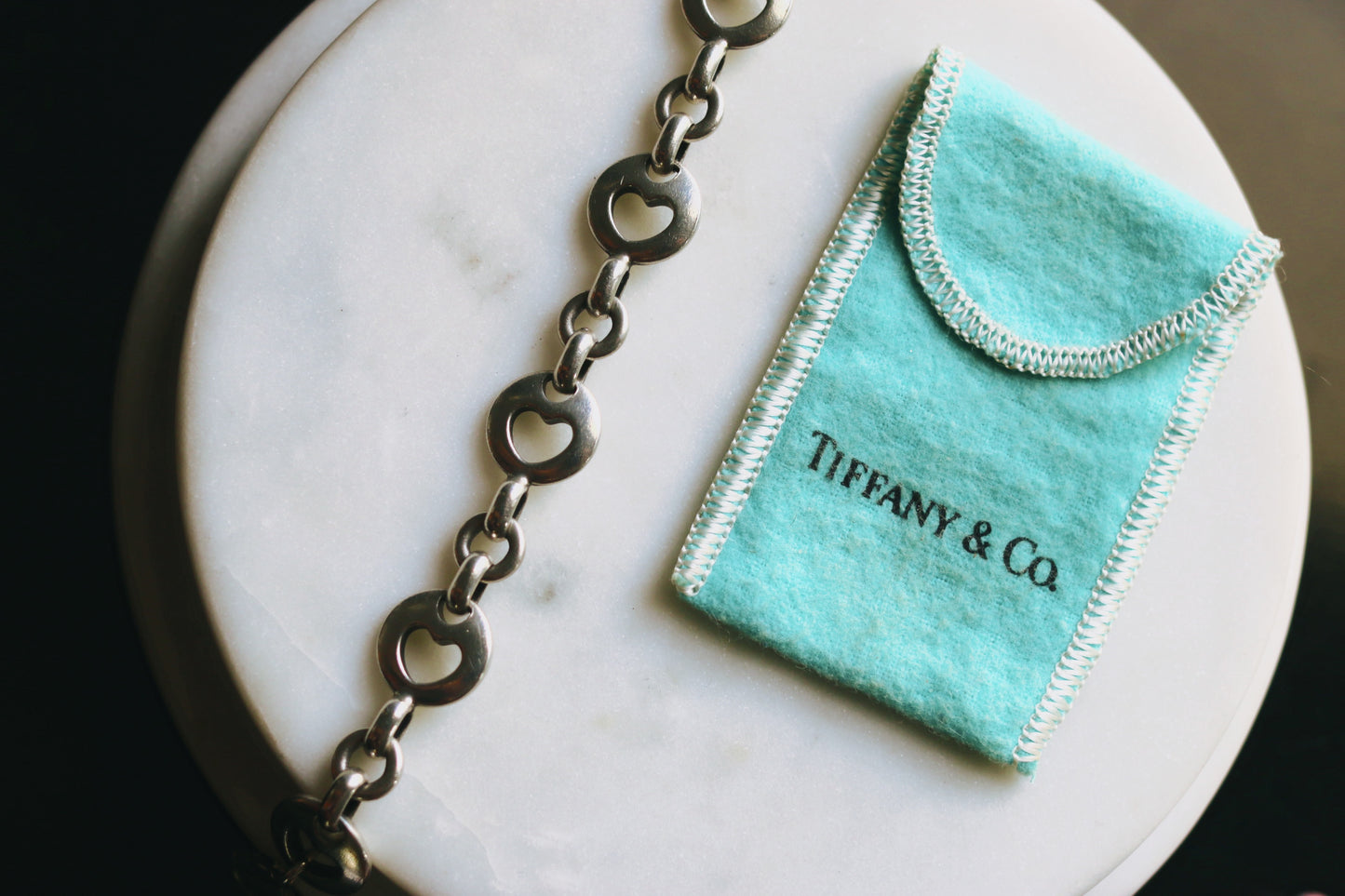 Vintage Tiffany & Co Heart Bracelet