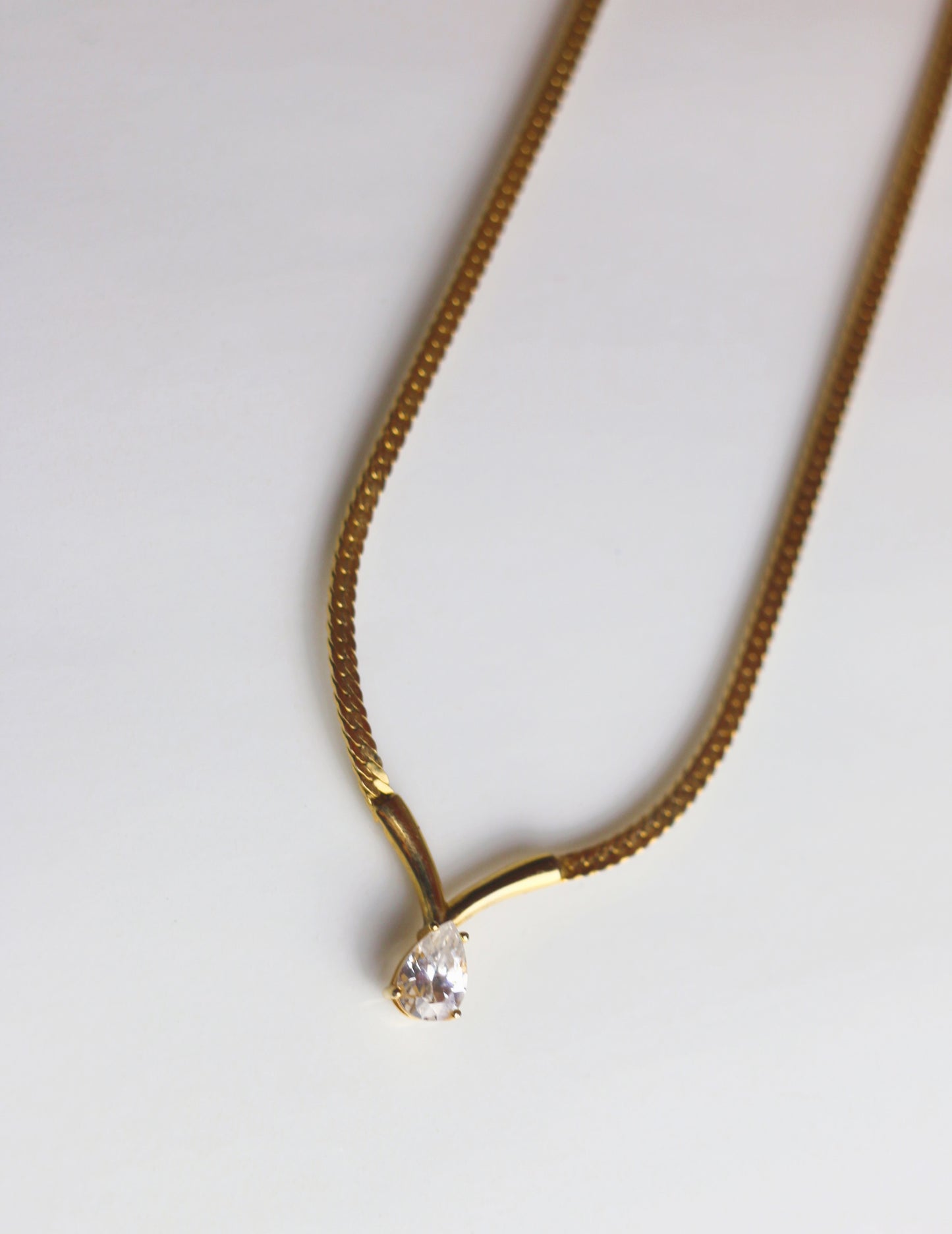 Crystal Omega Necklace