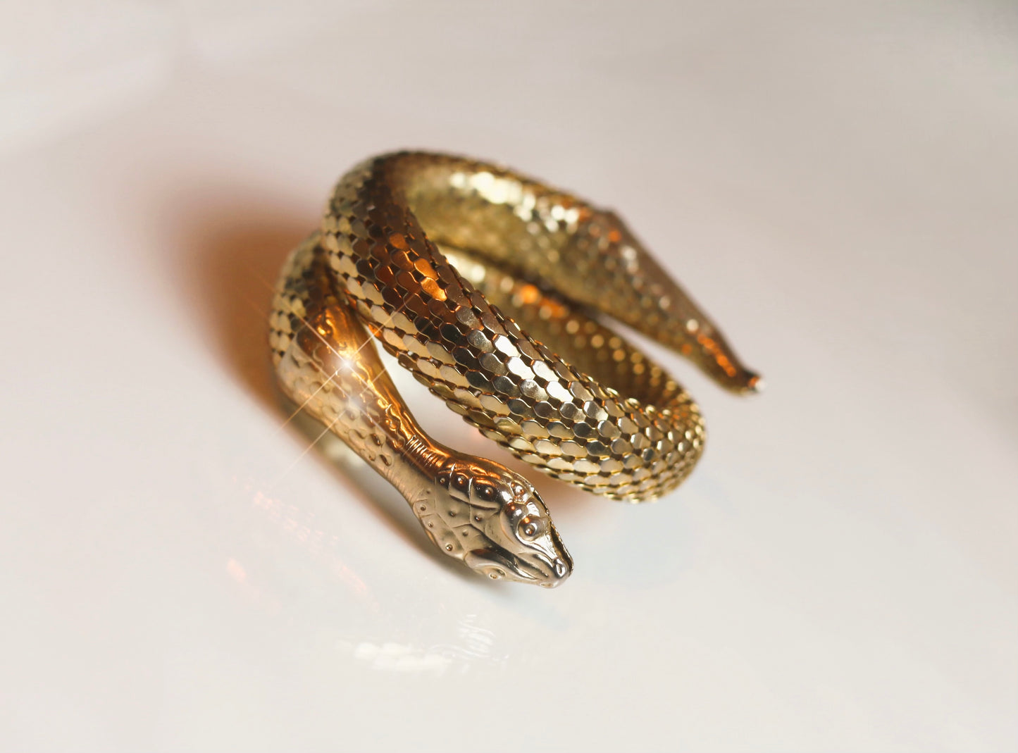 1970’s Whiting & Davis Snake Bracelet