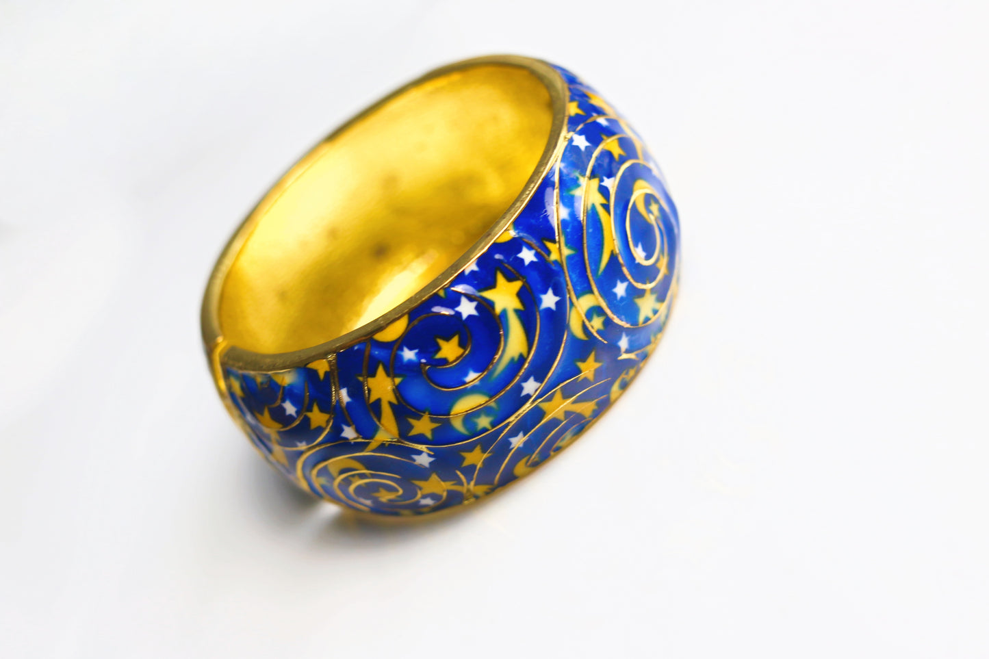 Celestial Enamel Cuff